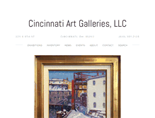 Tablet Screenshot of cincyart.com